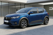 Dacia Sandero 2021– Boční nášlapy Maya Blue (2 ks, hliník) fotografie 1