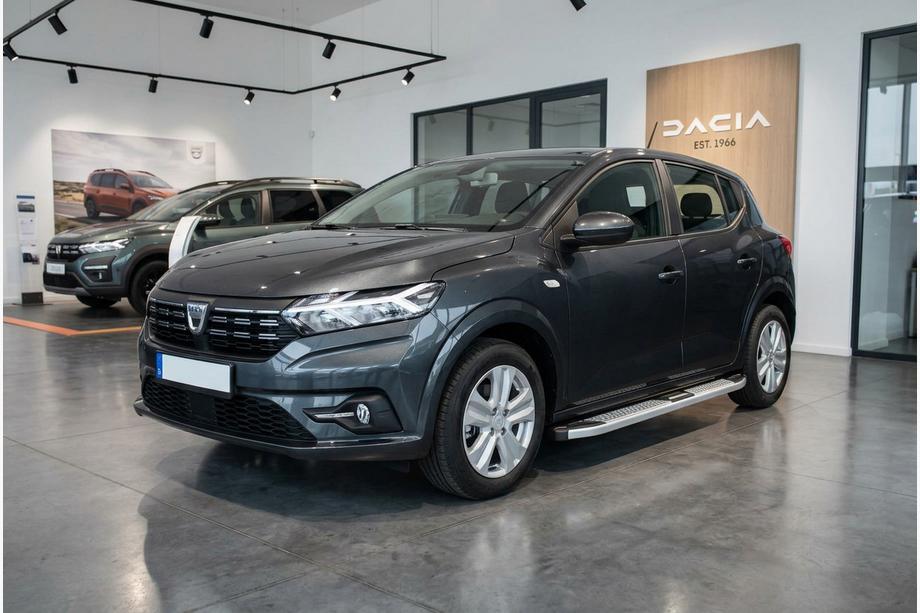 Dacia Sandero 2021– Boční nášlapy Mevsim Grey (2 ks, hliník) Image