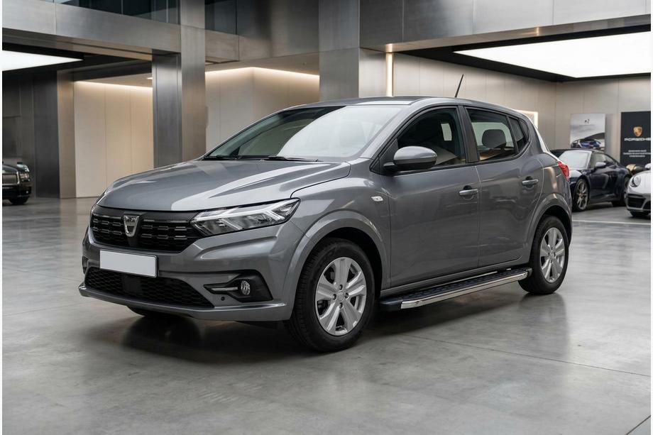 Dacia Sandero 2021– Boční nášlapy BlackLine (2 ks, hliník) Image