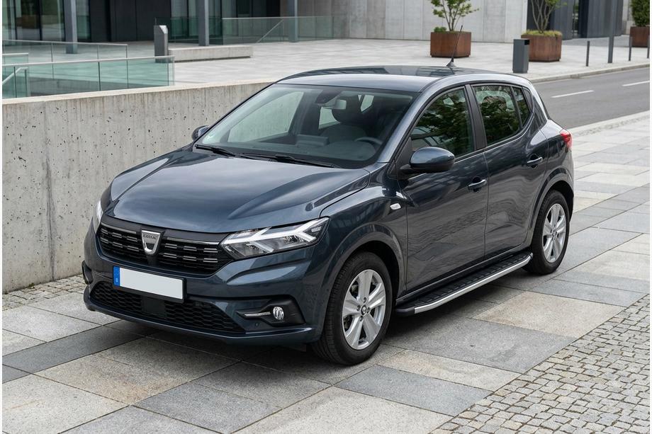 Dacia Sandero 2021– Boční nášlapy Fullmond (2 ks, hliník) Image