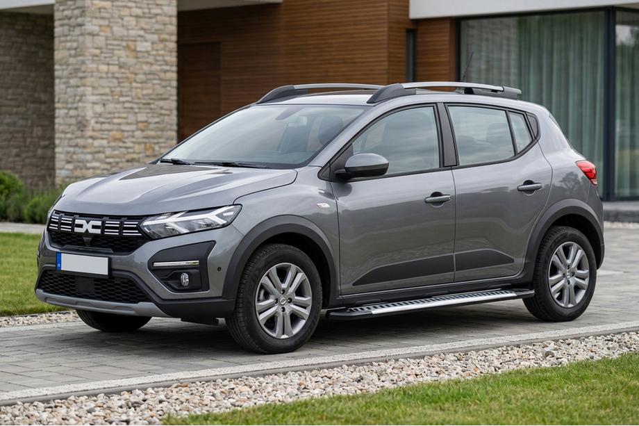 Dacia Sandero 2021– Boční nášlapy Line (2 ks, hliník) Image