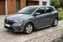 Dacia Sandero 2021– Boční nášlapy Sunrise (2 ks, hliník) fotografie 1