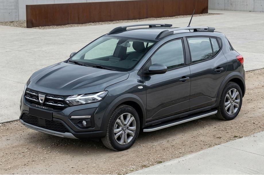 Dacia Sandero 2021– Boční nášlapy Tayga Grey (2 ks, hliník) Image