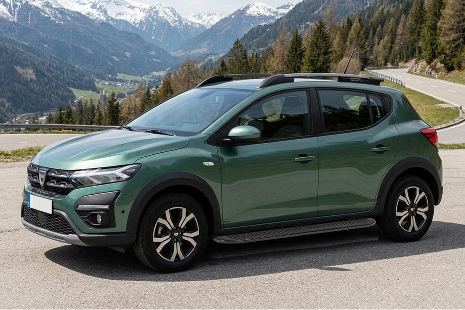 Dacia Sandero 2021– Boční nášlapy Tayga Black (2 ks, hliník) Fotografie 1