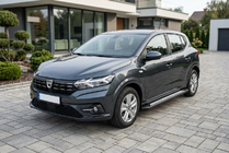 Dacia Sandero 2021– Boční nášlapy Vision New Black (2 ks, hliník) fotografie 1