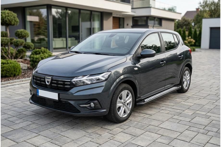 Dacia Sandero 2021– Boční nášlapy Vision New Black (2 ks, hliník) Image