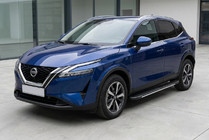 Nissan Qashqai 2021– Boční nášlapy Bosphorus Grey (2 ks, hliník) fotografie 1