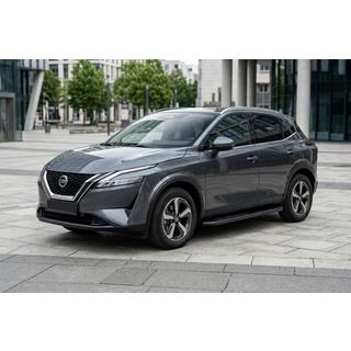 Boční prahy Bosphorus Black (2 ks, hliník) Nissan Qashqai 2021– fotografie 1