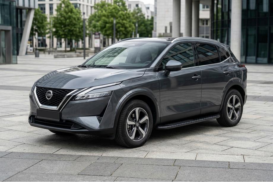 Nissan Qashqai 2021– Boční prahy Bosphorus Black (2 ks, hliník) Image