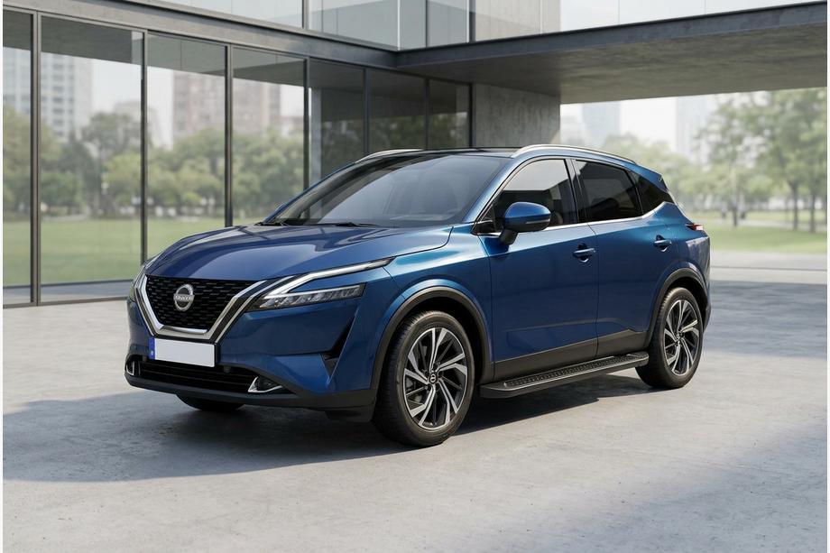 Nissan Qashqai 2021– Boční prahy Allmond Black (2 ks, hliník) Image
