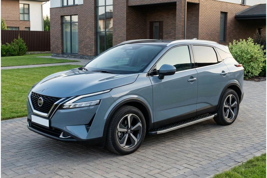 Nissan Qashqai 2021– Boční nášlapy BlackLine (2 ks, hliník) Fotografie 1