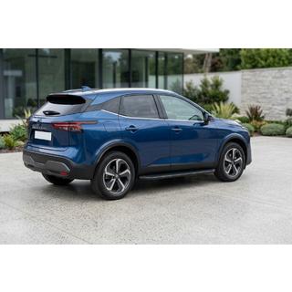 Boční nášlapy Tayga Black (2 ks, hliník) Nissan Qashqai 2021– fotografie 1