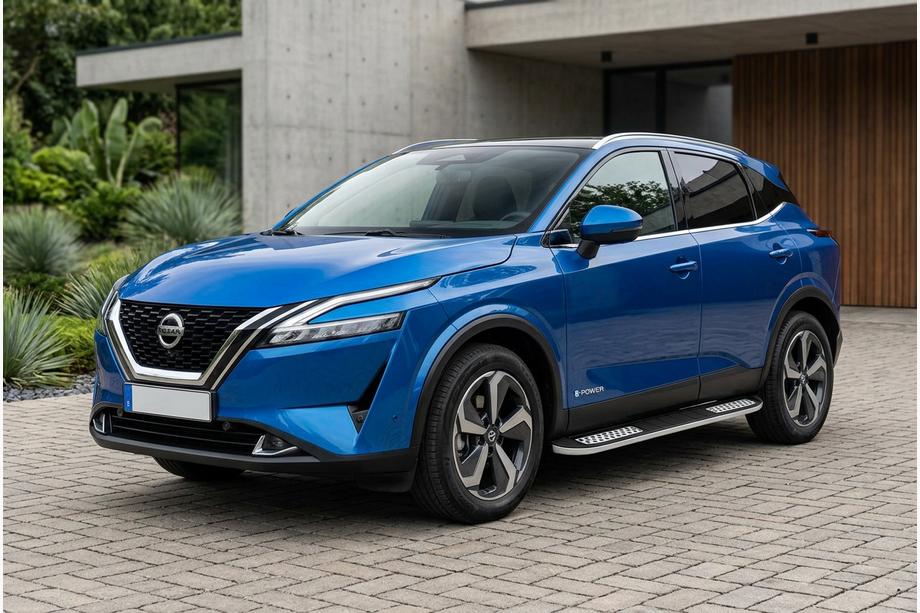 Nissan Qashqai 2021– Boční nášlapy Tayga V2 (2 ks, hliník) Image