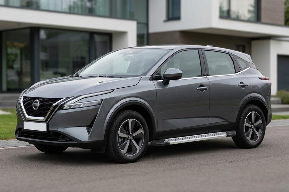 Nissan Qashqai 2021– Boční nášlapy Vision New Grey (2 ks, hliník) Image
