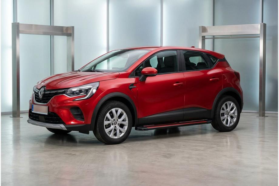 Renault Captur 2019– Boční prahy Maya Red (2 ks, hliník) Image