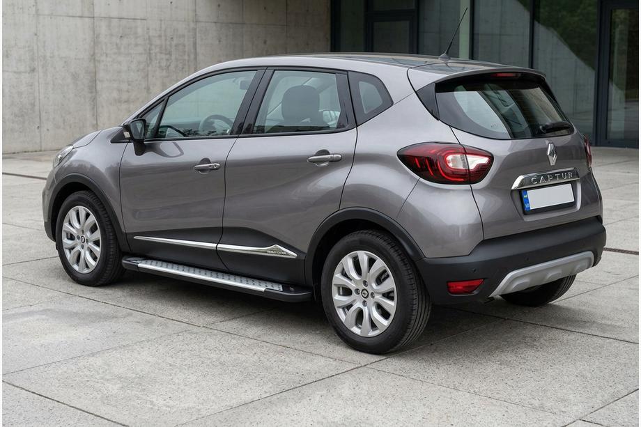Renault Captur 2019– Boční nášlapy Allmond Grey (2 ks, hliník) Image