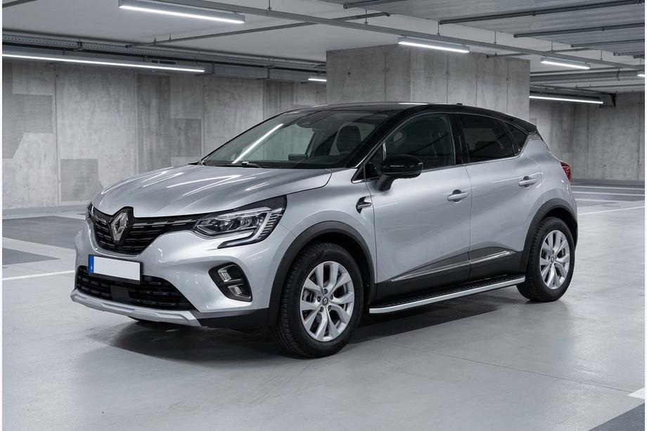 Renault Captur 2019– Boční nášlapy Tayga Grey (2 ks, hliník) Image