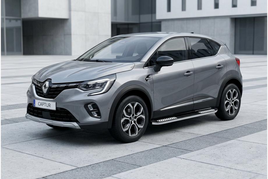 Renault Captur 2019– Boční nášlapy Tayga V2 (2 ks, hliník) Image