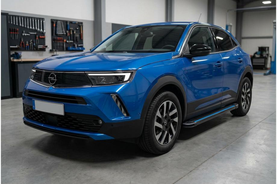 Opel Mokka 2021– Boční nášlapy Maya Blue (2 ks, hliník) Image