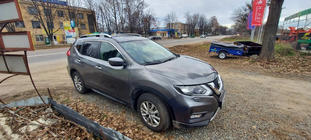 Nissan X-trail T32/Rogue 2014–2021 Střešní ližiny Skyport Grey fotografie 10
