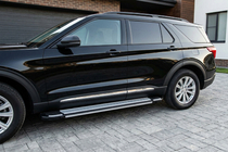 Ford Explorer 2019– Boční nášlapy Rainbow (2 ks, hliník) fotografie 1