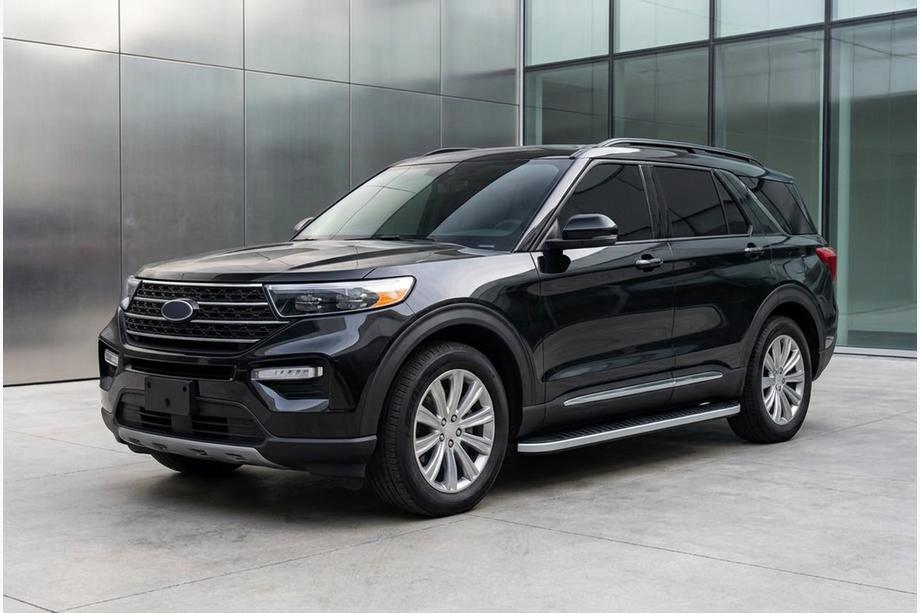 Ford Explorer 2019– Boční nášlapy Tayga Grey (2 ks, hliník) Image