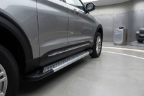 Ford Explorer 2019– Boční nášlapy Vision New Grey (2 ks, hliník) fotografie 1
