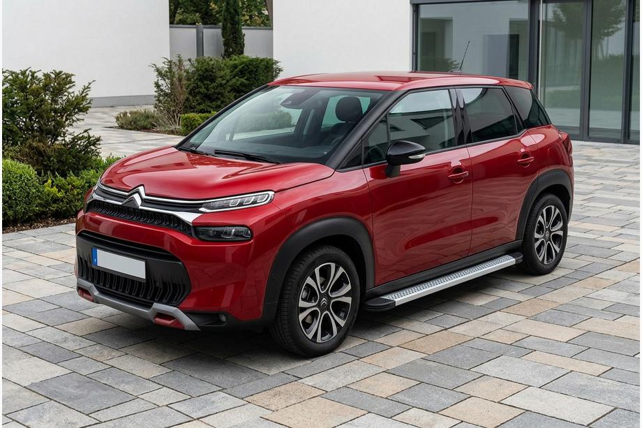 Citroen C-3 Aircross 2017–2024 Boční prahy Maya V2 (2 ks, hliník) Fotografie 1