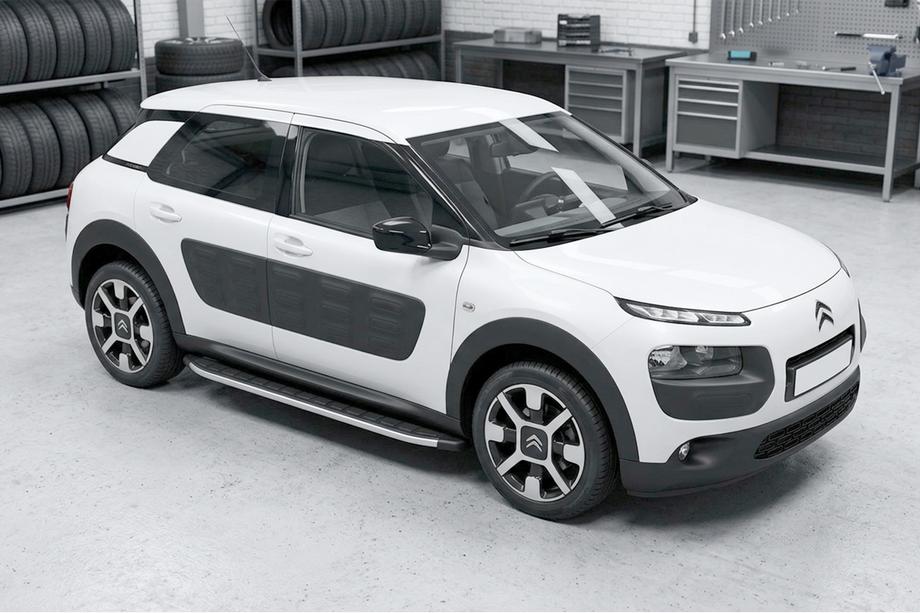 Citroen Cactus 2014–2020 Boční nášlapy Fullmond (2 ks, hliník) Fotografie 1