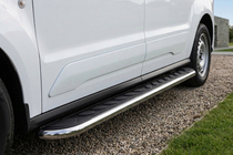 Volkswagen Caddy 2020– Boční prahy Maydos V1 (2 ks, hliník ↗ nerez) fotografie 1