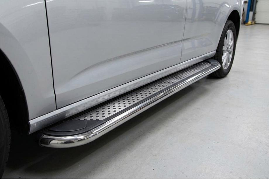 Volkswagen Caddy 2020– Boční nášlapy Maydos V2 (2 ks, hliník + nerez) Maxi (dlouhý rozvor) Image