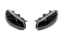 Volkswagen Golf 6 2008–2014 Přední světlomety Black (2 ks, LED) fotografie 1