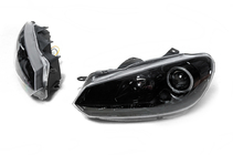 Volkswagen Golf 6 2008–2014 Přední světlomety Black (2 ks, LED) fotografie 2