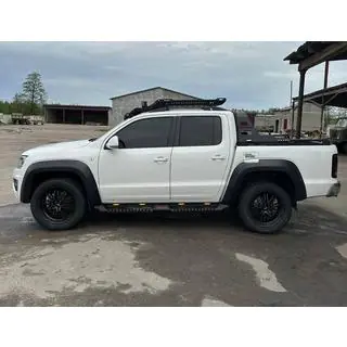 Boční nášlapy Dakar V2 s LED (2 ks, kovové) fotografie 3