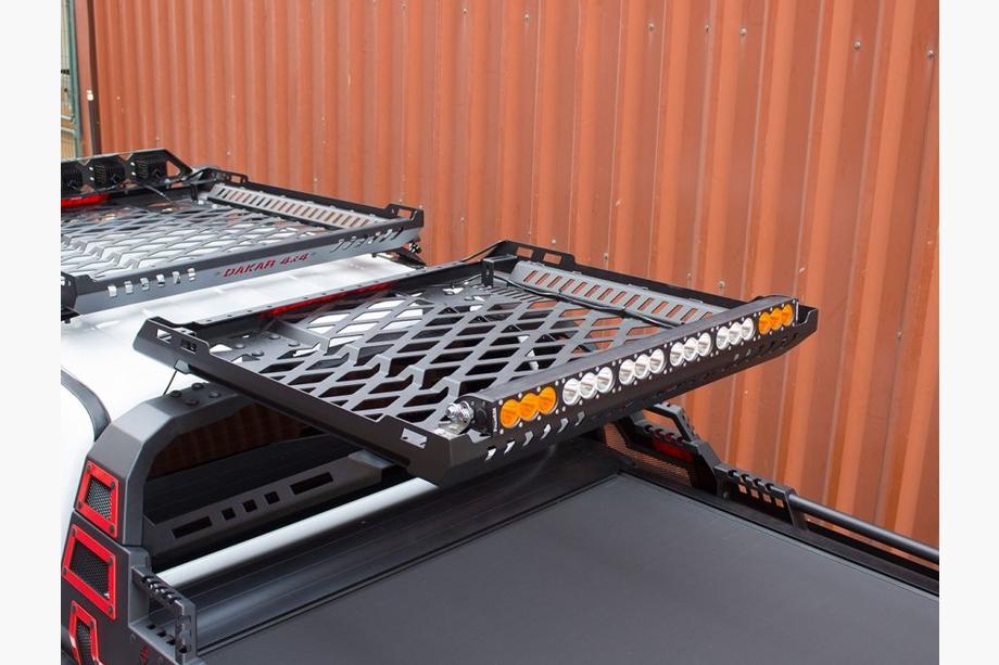 Volkswagen Amarok 2010–2022 Koš na rollbar Dakar 100×100 cm Fotografie 2