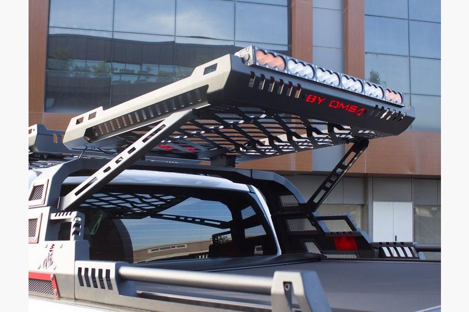Volkswagen Amarok 2010–2022 Koš na rollbar Dakar 100×100 cm Fotografie 4