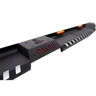 Boční nášlapy Dakar V2 s LED osvětlením (2 ks, kov) fotografie 2