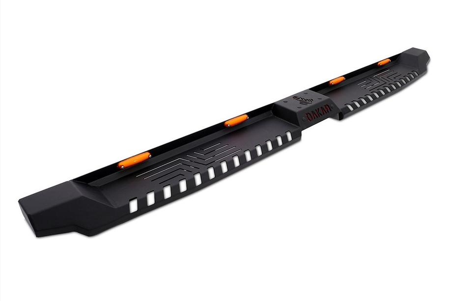 Nissan Navara 2006–2015 Boční nášlapy Dakar V2 s LED (2 ks, kovové) Fotografie 4
