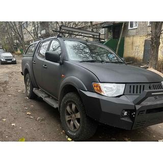 Boční prahy Dakar V2 s LED (2015-2019, 2 ks, kov) fotografie 2