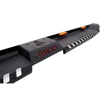 Boční nášlapy Dakar V2 s LED (2 ks, kovové) fotografie 2