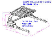 Ford Ranger 2011–2022 Rollbar s košem Dakar (pro roletu) fotografie 7
