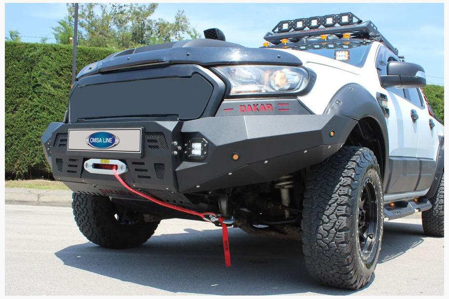 Ford Ranger 2011–2022 Přední nárazník s ochranou motoru Dakar (2015-2022) Fotografie 2