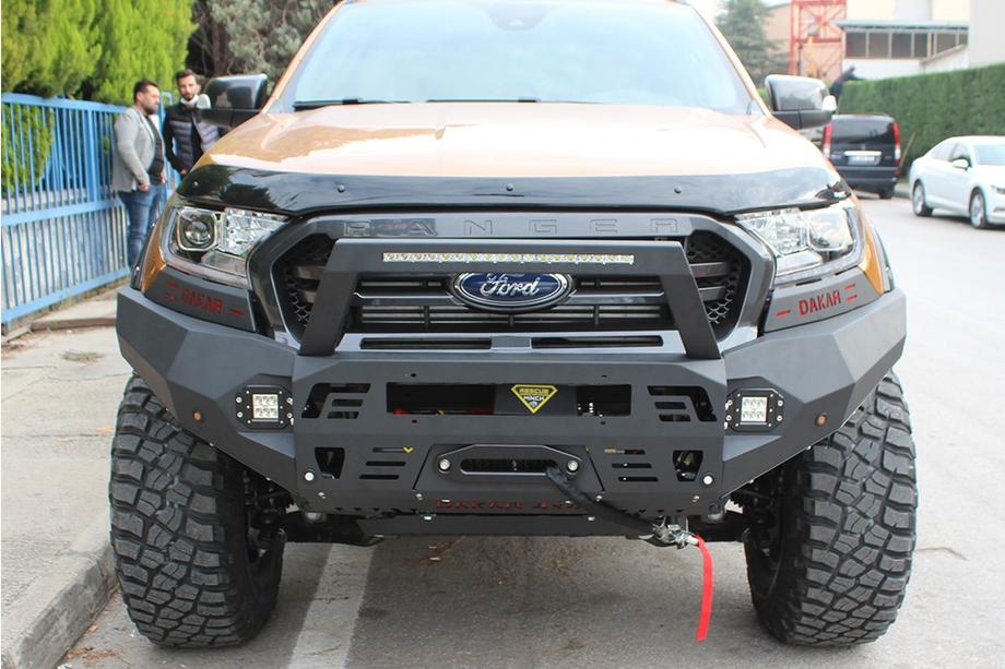 Ford Ranger 2011–2022 Přední nárazník s ochranou motoru Dakar (2015-2022) Fotografie 1