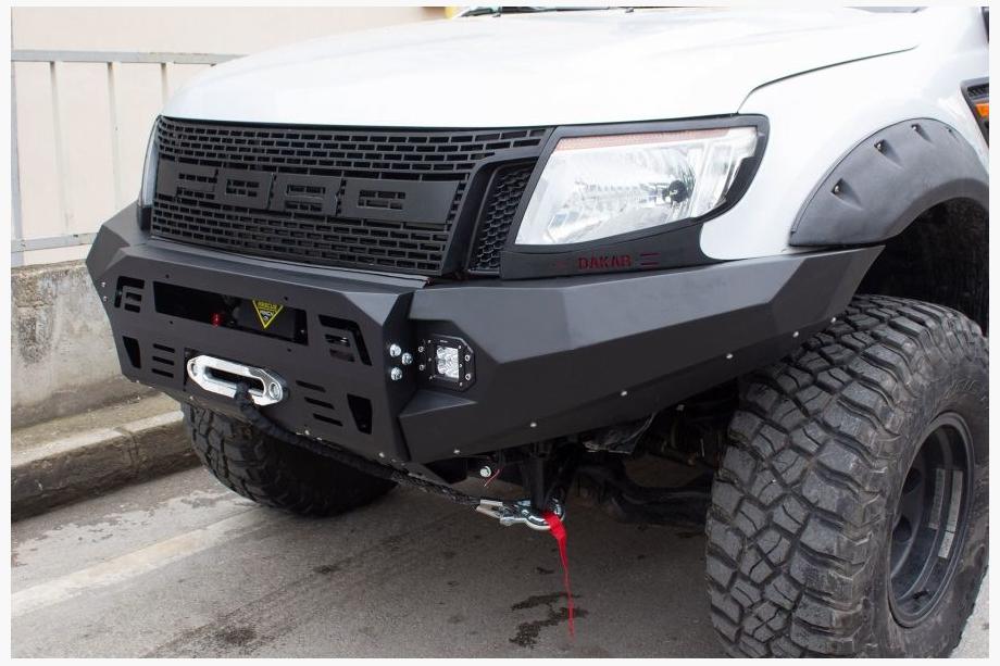 Ford Ranger 2011–2022 Přední nárazník s ochranou motoru Dakar (2011-2015) Fotografie 1
