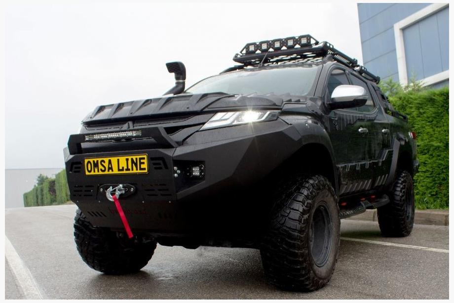 Mitsubishi L200 2015–2024 Přední nárazník s ochranou motoru Dakar (2019+) Image
