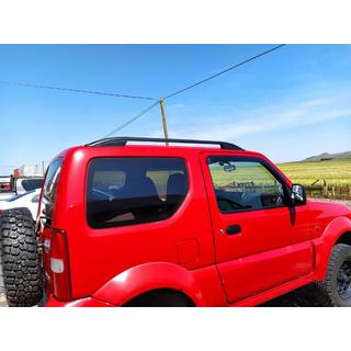 Střešní podélníky Skyport (černé) Suzuki Jimny 1998–2018 fotografie 1