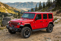 Jeep Wrangler 2018– Boční prahy Bosphorus Black (2 ks, hliník) fotografie 1