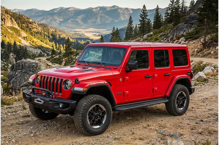 Jeep Wrangler 2018– Boční prahy Bosphorus Black (2 ks, hliník) Image