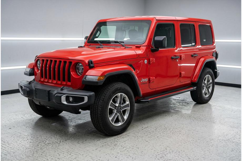 Jeep Wrangler 2018– Boční prahy Maya Red (2 ks, hliník) Image