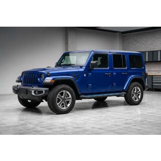 Boční nášlapy Maya Blue (2 ks, hliník) Jeep Wrangler 2018– fotografie 1